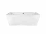 Vann, teisaldatav Besco Vera, 170 cm x 75 cm x 61.5 cm, ristk&uuml;lik, valge