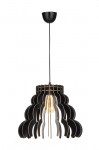 Valgusti rippuv Opviq Chandelier Cloudy, E27, must v.