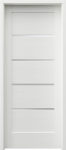 Siseukseleht raam Porta Trim Lite A4, parempoolne, wenge white, 203 x 84.4 x 4 cm