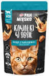 Kassi m&auml;rgtoit Pan Miesko Turkey & Tuna In Sauce, kalkun, 0.085 kg