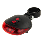 Tagatuled, plastik, must/punane