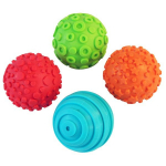 Sensoorne pall, komplekt Eduplay, mitmev&auml;rviline, 4 tk