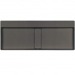 Vannitoa kraanikauss Deante Blur, graniit, 100 cm x 40 cm x 12 cm, antratsiit v.