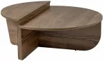 Kohvilaud Nordure Orion, pruun v., 90 cm x 90 cm x 35 cm