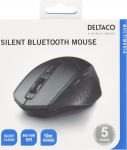 Juhtmevaba arvutihiir Deltaco MS-901, bluetooth, must v.