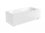 Vann, teisaldatav Besco Aria, 140 cm x 70 cm x 53.5 cm, ristk&uuml;lik, valge