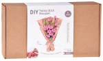Tekstiilist kujukeste valmistamise komplekt DIY Bouquet, roosa v.