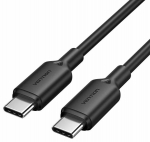 Juhe Vention TRCBH, 2 x USB Type C, 200 cm, must v., 60 W