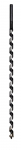 Spiraalne puitpuur Makita 3D E-07814, puit, keermega, hex, 12 mm x 40 cm