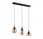 Valgusti lagi Trio Lumina, E14, 3 x 40 W, merevaigu-kollane v.