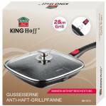 Praepann kaanega King Hoff KH-1511, &Oslash; 28 cm, alumiinium