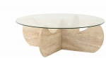 Kohvilaud Kalune Design Himalayas, travertine v., 90 cm x 90 cm x 30 cm