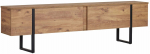 TV-kapp Nordure Onera, must v./pine, 29.5 cm x 180 cm x 50.5 cm