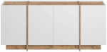 Konsoollaud Nordure Dorma, valge v./pine, 45 cm x 180 cm x 80 cm