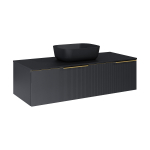 Valamualune vannitoa kapp Elita Soho 169480, must v., 45.3 cm x 120 cm x 31.8 cm