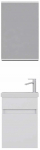 Vannitoa m&ouml;&ouml;bli komplekt Kalune Design Sole, valge matt v., 28 cm x 45 cm x 60 cm