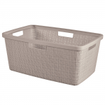 Pesukorv Curver Jute, 46 l, beež v., 59 cm x 39 cm
