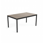 Aialaud Keter Deco Porto Nova, must v./naturaalne saar v., 160 cm x 94 cm x 75 cm