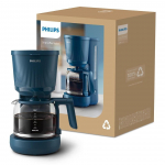 Kahjustatud pakendiga toode. Filterkohvimasin Philips 3000 seeria HD7411/70, sinine v.