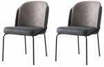 Toolide komplekt Kalune Design Dore 168 V2 974NMB1868, matt, antratsiit v./kuld v., 52 cm x 62 cm x 72 cm, 2 tk