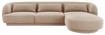Nurgadiivan Cosmopolitan Design Tulum Velvet Bluvel 28, beige melange v., parem, 156 x 255 cm x 70 cm