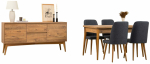 S&ouml;&ouml;gitoa komplekt Kalune Design Vina 01 1048, tumesinine v./atlantic pine v.