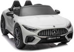 Laste elektriauto Lean Cars Mercedes AMG-SL63, valge v.