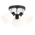 Valgusti lagi Candellux Lighting Biloba 98-49087, E14, 3 x 40 W, valge v. / h&otilde;be v., 11.5 x 9 cm