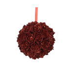 J&otilde;ulupuu ehe Decoris Flower, punane v., plastik/pet