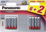 Patareid Panasonic LR03EPS, AAA, 1.5 V