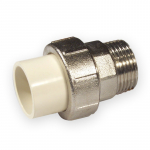 Adapter Nibco CPVC-MET 4733-405, 1/2 tolli - v&auml;liskeere/1/2 tolli - Seestpoolt liimitav, klooritud pol&uuml;vin&uuml;&uuml;lkloriid (cpvc)