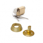 Lukusilinder Valnes E701 18, skandinaavia t&uuml;&uuml;pi (ovaalsed), 32 mm, messingi