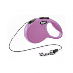 Automaatne jalutusrihm Flexi New Classic XS, roosa, 3 m