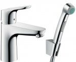 Valamusegisti Hansgrohe Focus 100 Bidette 1jet, kroom v.
