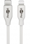 Juhe Goobay USB C To Lightning USB-C, Lightning 8 pin male, 2 m, valge v.