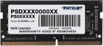 Operatiivm&auml;lu (RAM) Patriot SBPAT4G08SIGN09, DDR4 (SO-DIMM), 8 GB, 3200 MHz