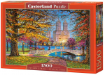 Pusle Castorland Autumn Stroll Central Park 1500 el. C-151844-2, 68 cm x 47 cm, 1500 tk, mitmev&auml;rviline