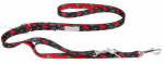 Koera rihm Amiplay Be Happy 7in1 Cherry, must/punane, L, 1-2 m x 25 mm