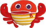 Pehme m&auml;nguasi Schmidt Worry Eater Crabbi, punane v., 23.5 cm