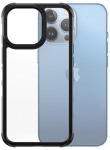 Telefoni &uuml;mbris PanzerGlass Silverbullet, Apple iPhone 13 Pro, l&auml;bipaistev/must