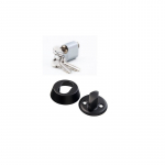 Lukusilinder Valnes (SC), euroopa (din) standart, 13 mm, must
