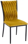 S&ouml;&ouml;gitoa tool Home4you Emory 10395, matt, kuldne v./kollane v., 47 cm x 59 cm x 93 cm