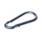 Karabiin Haushalt, tsingitud, metall, 9 cm, &Oslash; 0.9 cm