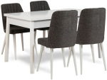 S&ouml;&ouml;gitoa komplekt Kalune Design Santiago 1053 - 1 B, valge v./antratsiit v.