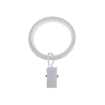 Klambritega r&otilde;ngad Domoletti 90180024, 1.9 cm, valge, 10 tk