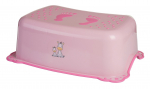 Laste WC aste Maltex Zebra, roosa, 14.5 cm x 42.5 cm x 28.5 cm