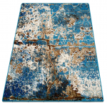 Vaip Conceptum Hypnose Be Lost 287CHL1705, kuldne/kreemjasvalge/sinine, 100 cm x 80 cm