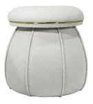 Tumba Kayoom Corin 135 QHDTF-WHT, kuldne v./valge v., 51.5 cm x 51.5 cm x 55 cm