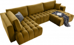 Nurgadiivan Bonito Loco 45, kollane v., parem, 170 x 340 cm x 92 cm