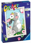 Maalimine numbrite j&auml;rgi Ravensburger CreArt Beautiful Bunny, mitmev&auml;rviline